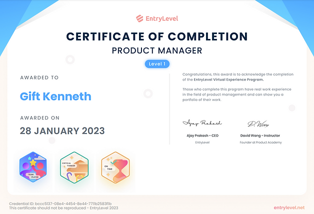 Gigi Kenneth certification