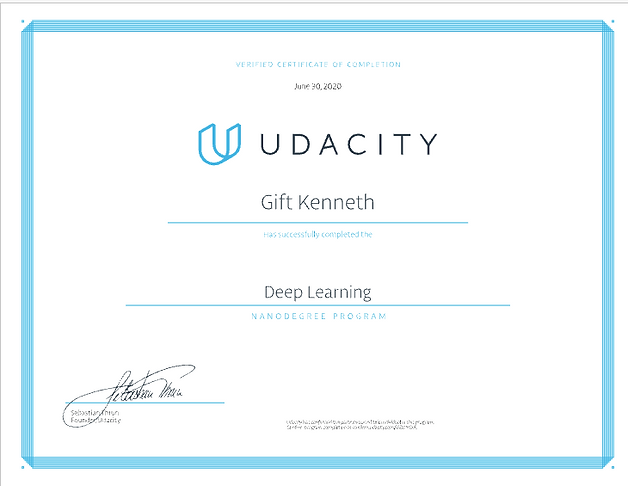 Gigi Kenneth certification