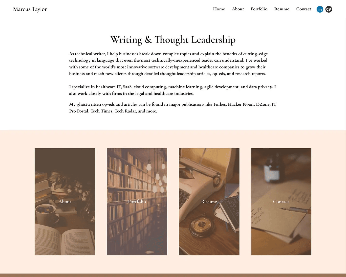 Marcus Taylor’s portfolio