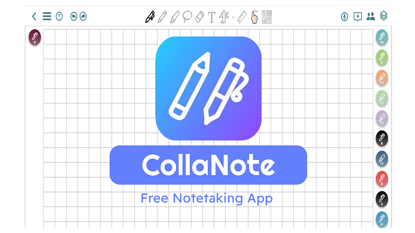 CollaNote app interface